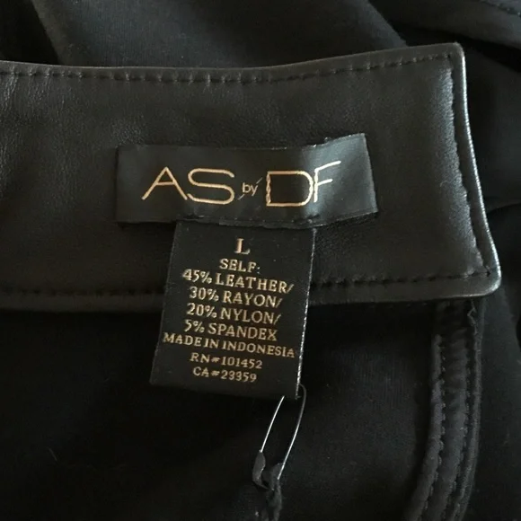 AS by DF Krista Leather Mesh Sleeveless Top - Picture 8 of 10